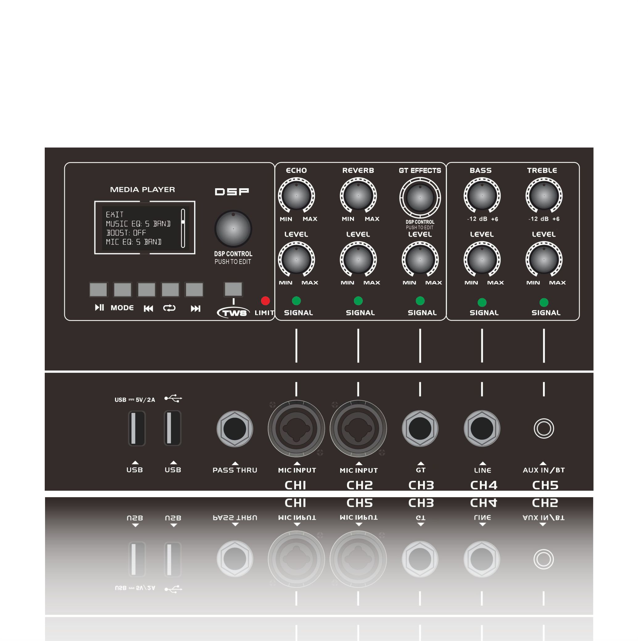 MK12-1.1 Pro Усилитель мощности активного линейного массива
