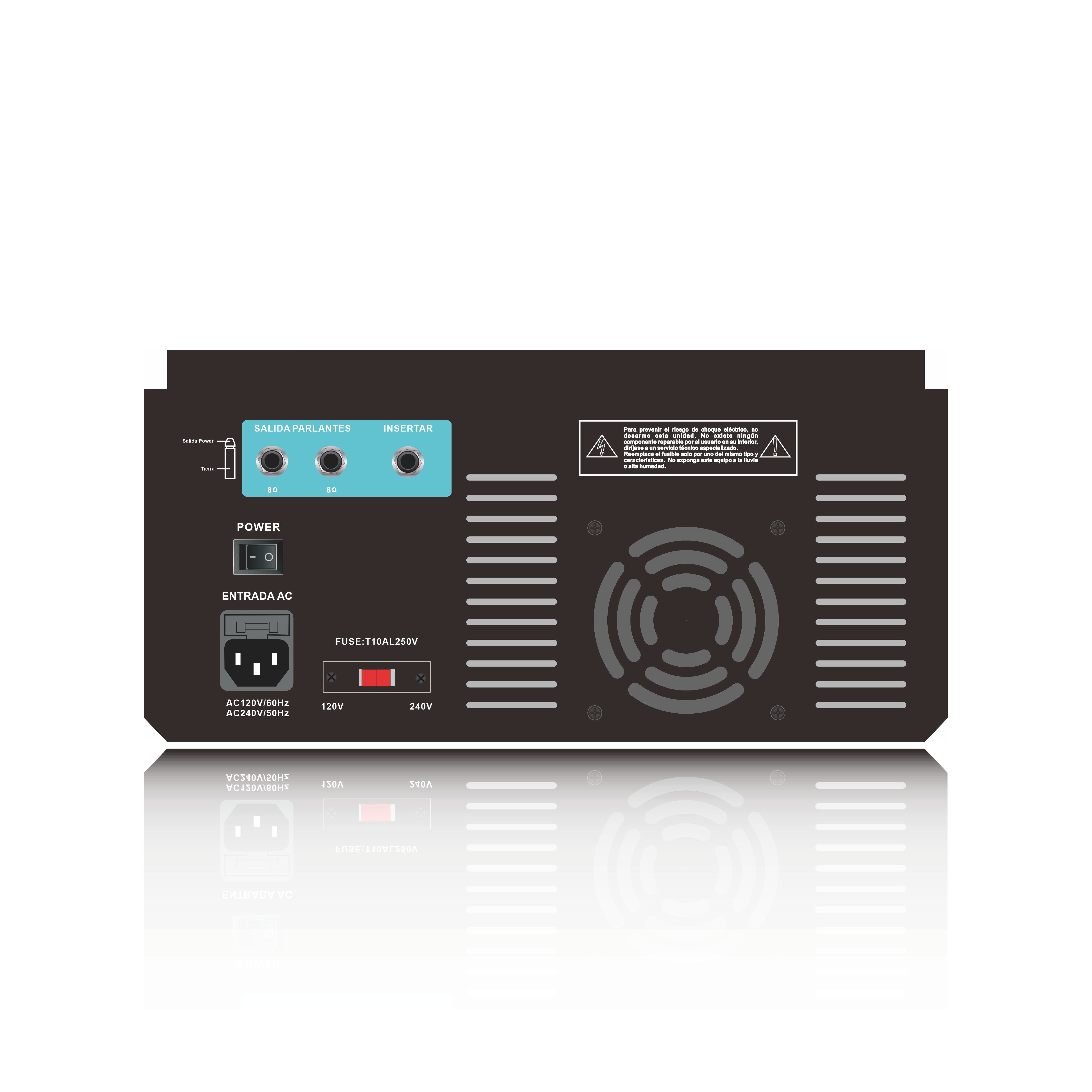 4-канальный микшер-усилитель для караоке с питанием по Bluetooth SB4200