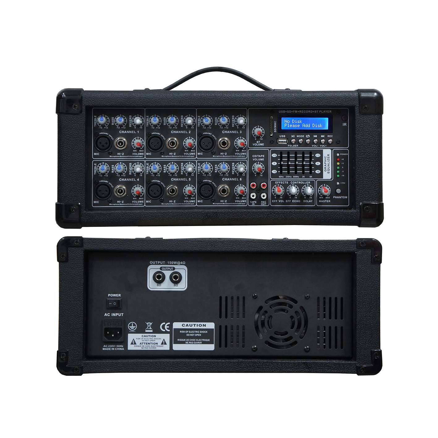 6-канальный активный микшер Woodbox SB6200